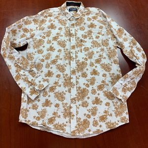 Tyler Brown Floral Men’s Button-down Shirt sz XL